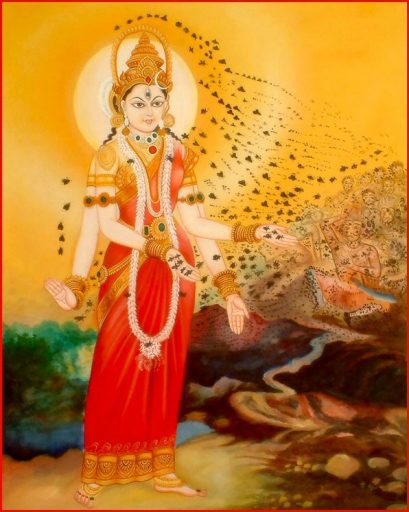 Bhramari Devi Goddess of the Black Bees