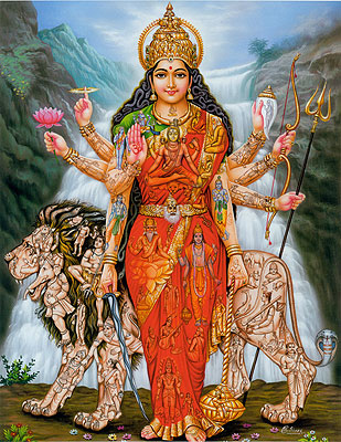 Devi Parvati as Maha Maya