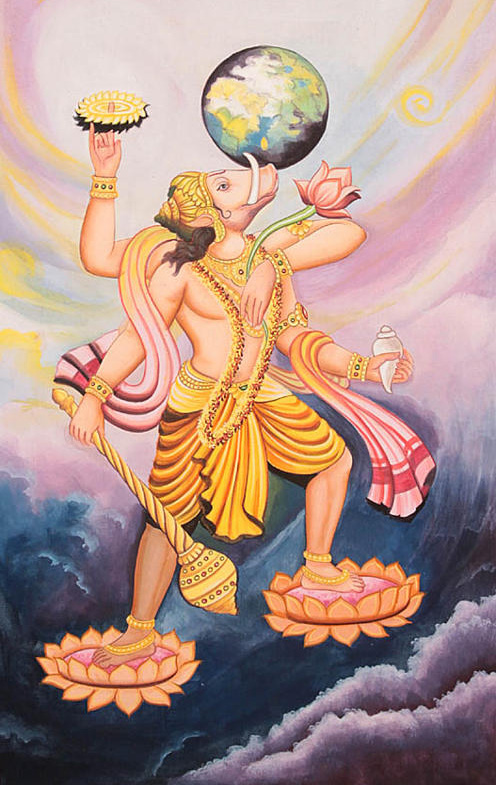 Sri Hari Vishnu as Varaha Avatar